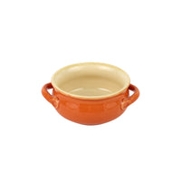 Italian Bakers Orange Small Handled Round Bakers