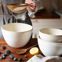 Italian Kitchen White Large Mixing Bowl
