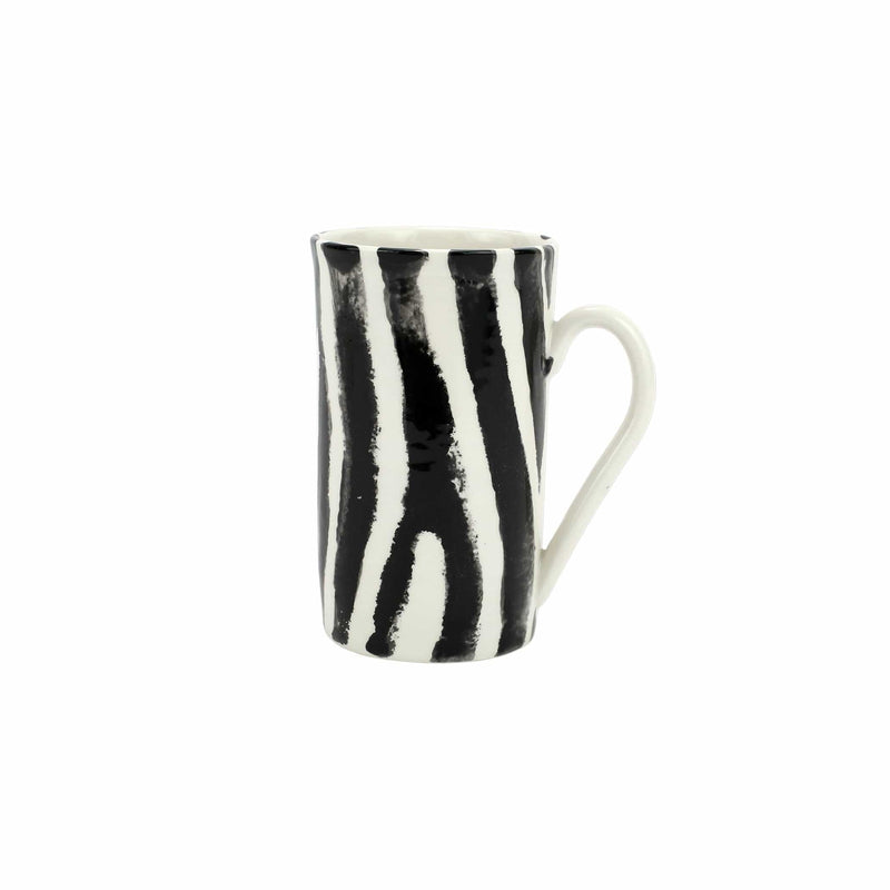 Into the Jungle Zebra Latte Mug