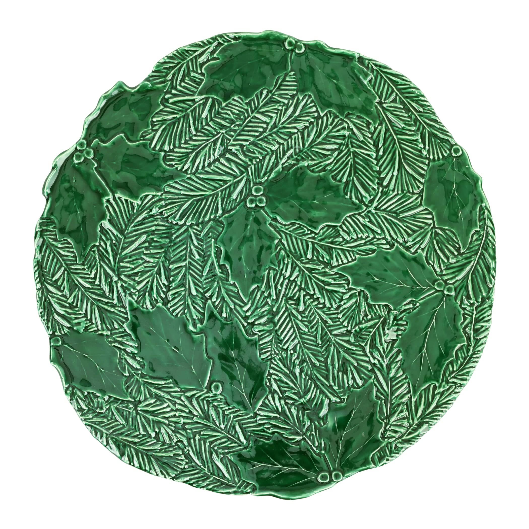 Lastra Holiday Green Figural Cake Stand – VIETRI