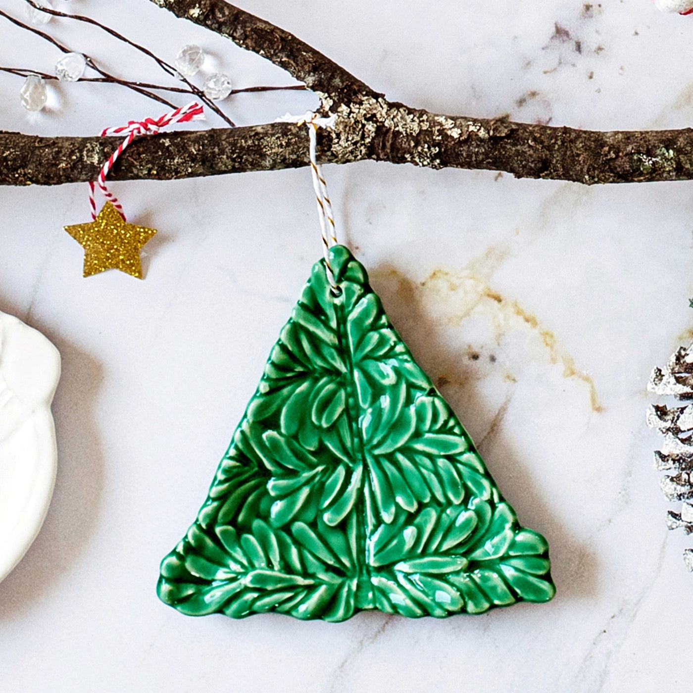 Lastra Holiday Green Figural Ornament