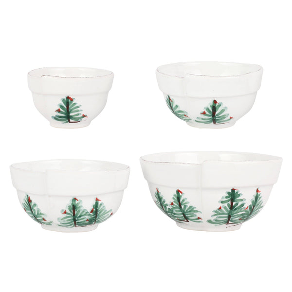 Lastra Holiday Assorted Prepping Bowls - Set of 4