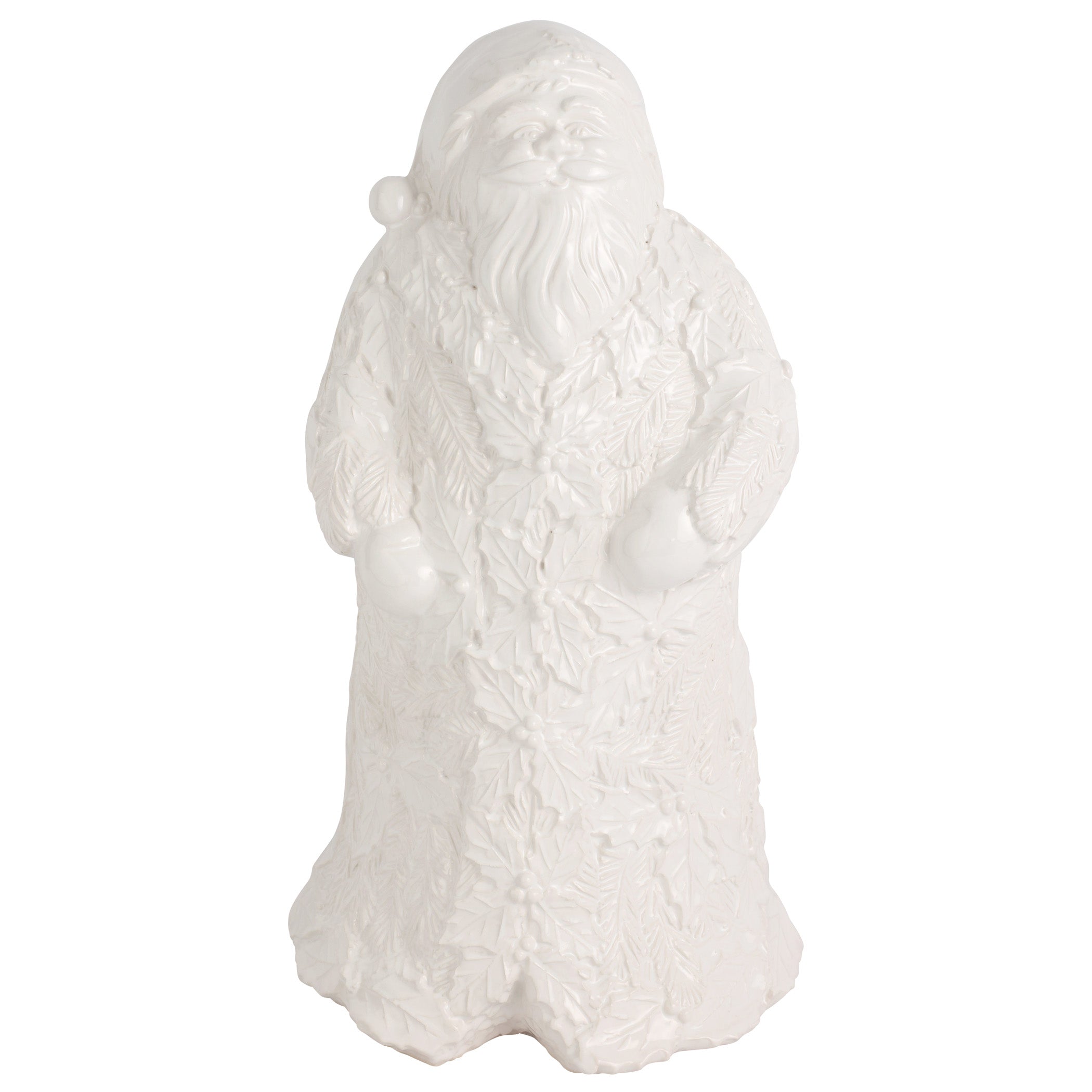 Lastra Holiday Figural Santa with Foliage – VIETRI
