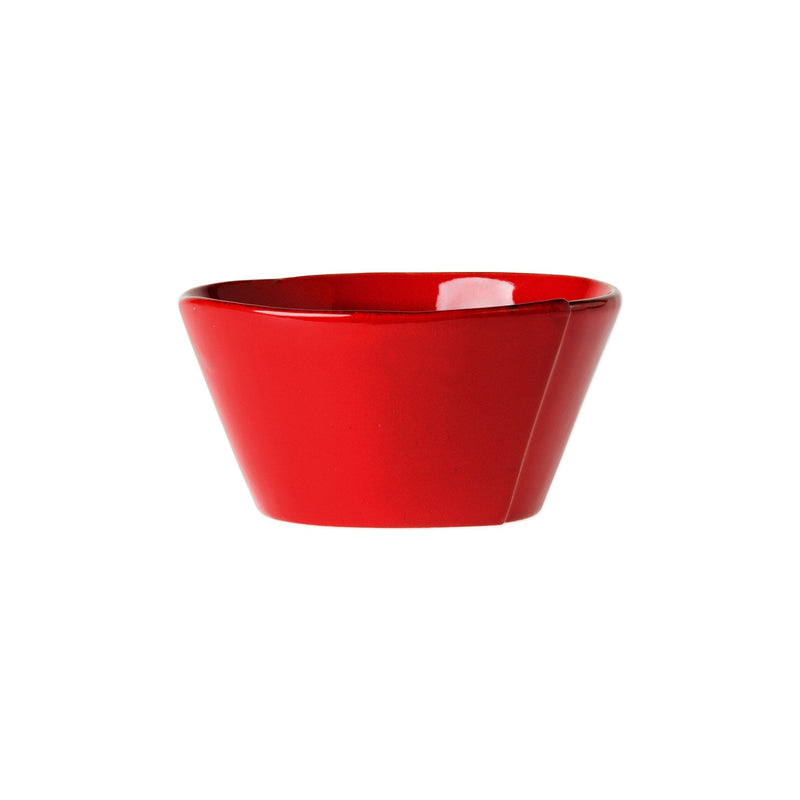 Lastra Red Stacking Cereal Bowls - Set of 4