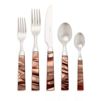 Laurel Taupe Five-Piece Place Setting