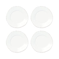 Melamine Lastra White Salad Plate - Set of 4