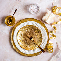 Moon Glass Olive Round Platter