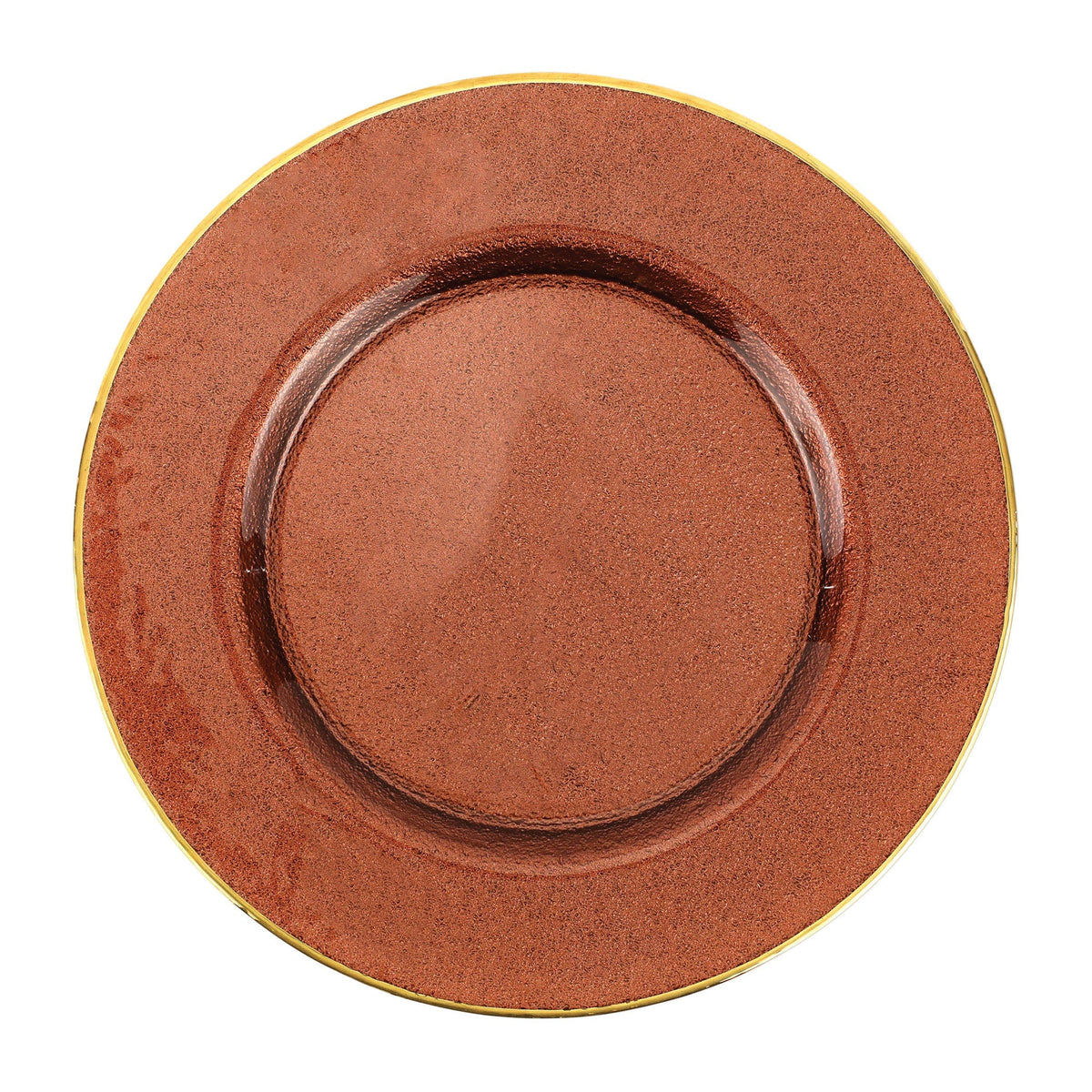 Metallic Glass Slate Service Plate/Charger