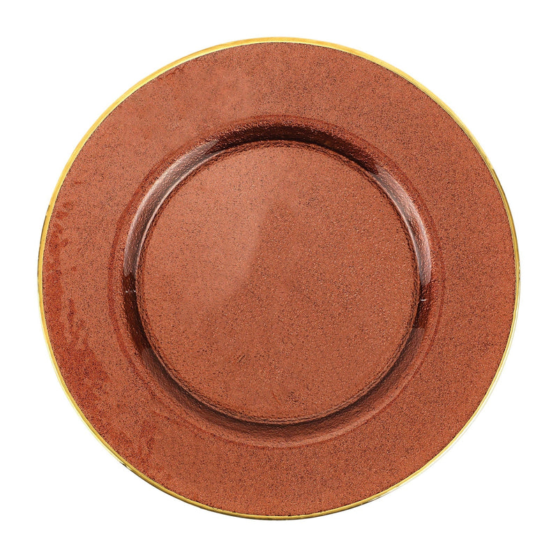 Metallic Glass Copper Service Plate/Charger