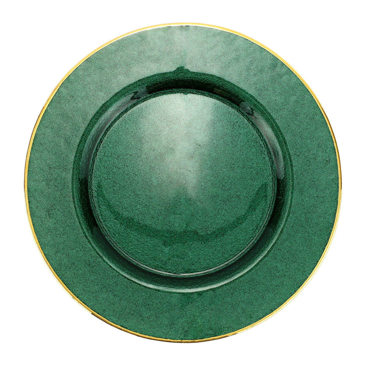 Metallic Glass Slate Service Plate/Charger