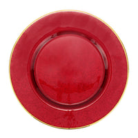 Metallic Glass Slate Service Plate/Charger