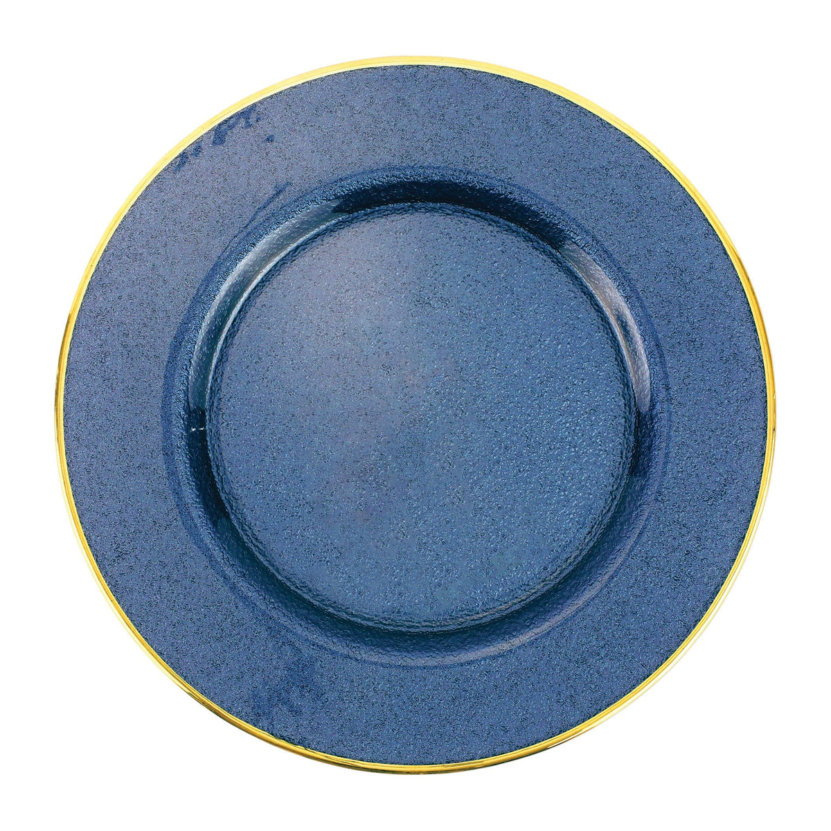 Metallic Glass Slate Service Plate/Charger