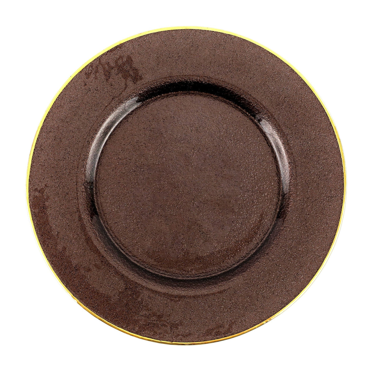 Metallic Glass Slate Service Plate/Charger