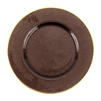 Metallic Glass Slate Service Plate/Charger