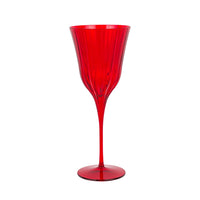 Natalia Red Water Glass