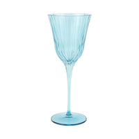Natalia Teal Wine Glass