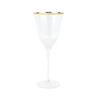 Natalia Gold Water Glass