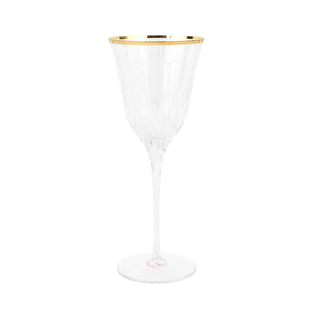Natalia Gold Wine Glass