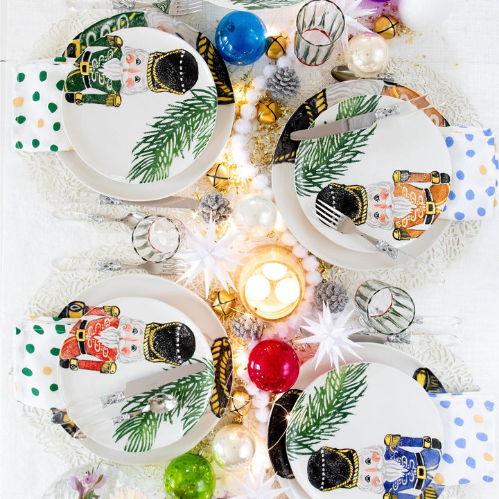 Nutcrackers Assorted Dinner Plates - Set of 4