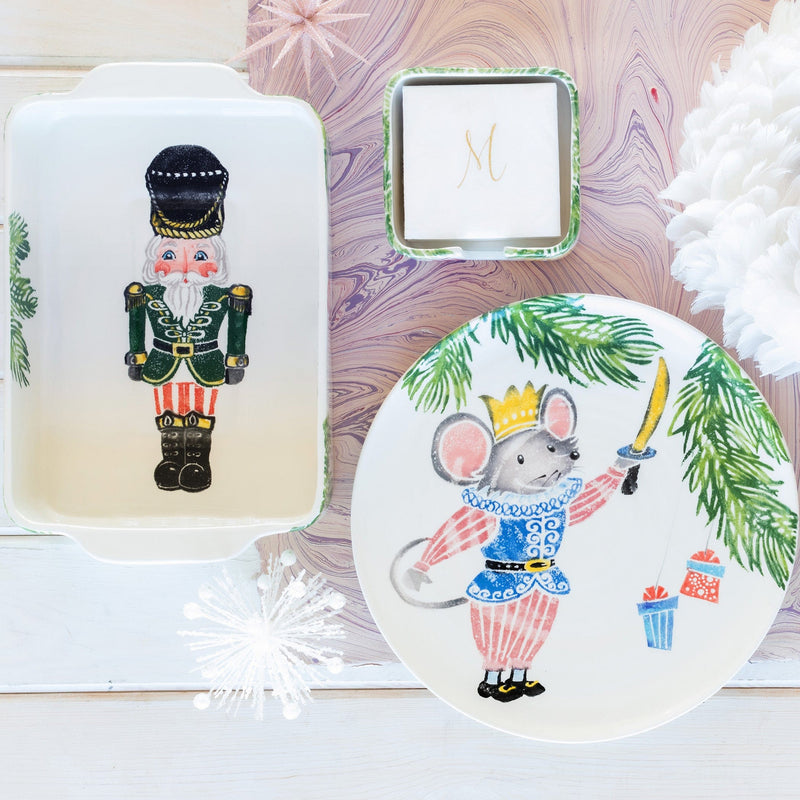 Nutcrackers Mouse King Round Platter