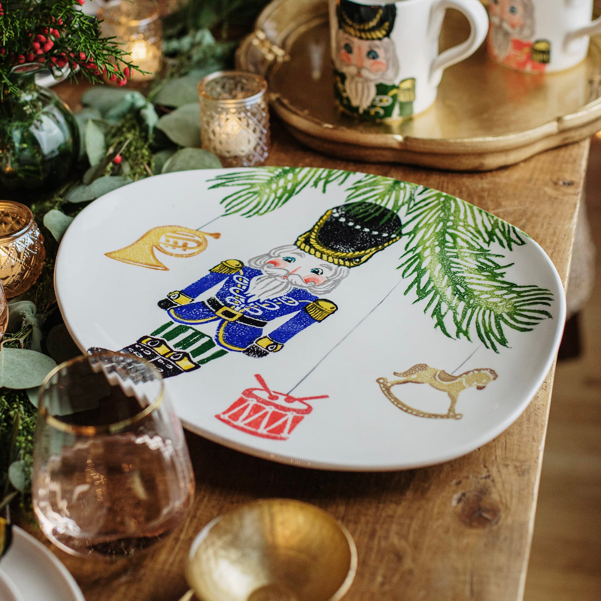 Nutcrackers Medium Oval Platter