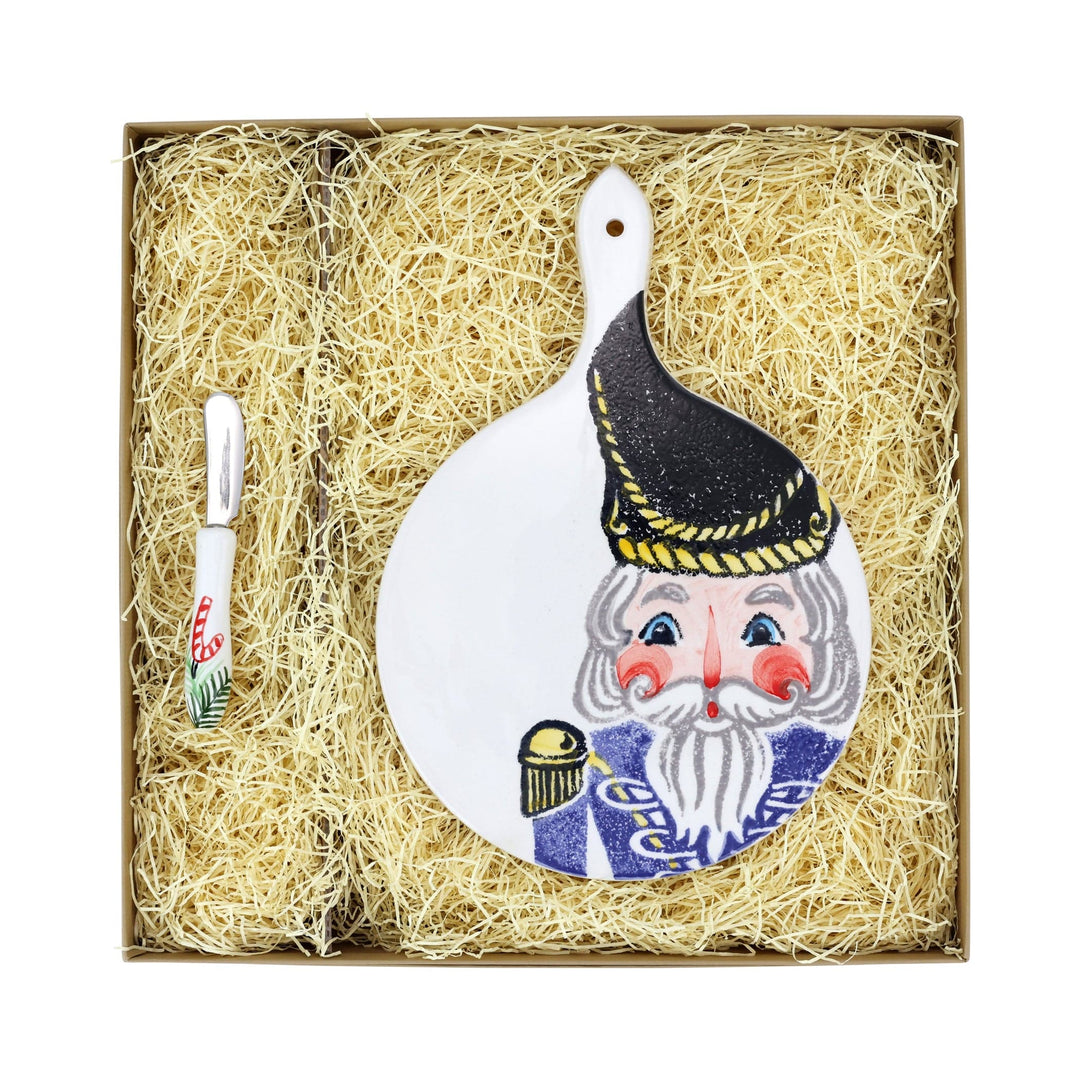Nutcrackers Small Cheese Board with Spreader
