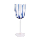 Nuovo Stripe Blue Wine Glass