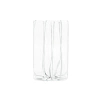 Nuovo Stripe White Rectangular Vase