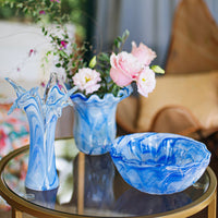 Onda Glass Cobalt Small Bowl