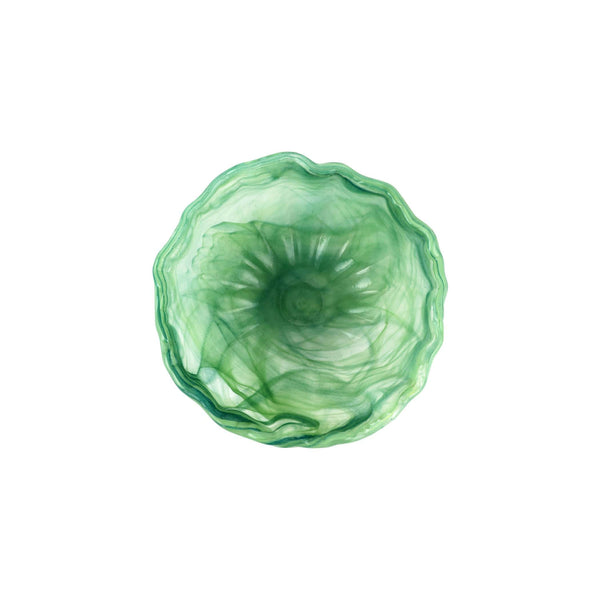 Onda Glass Green Small Bowl