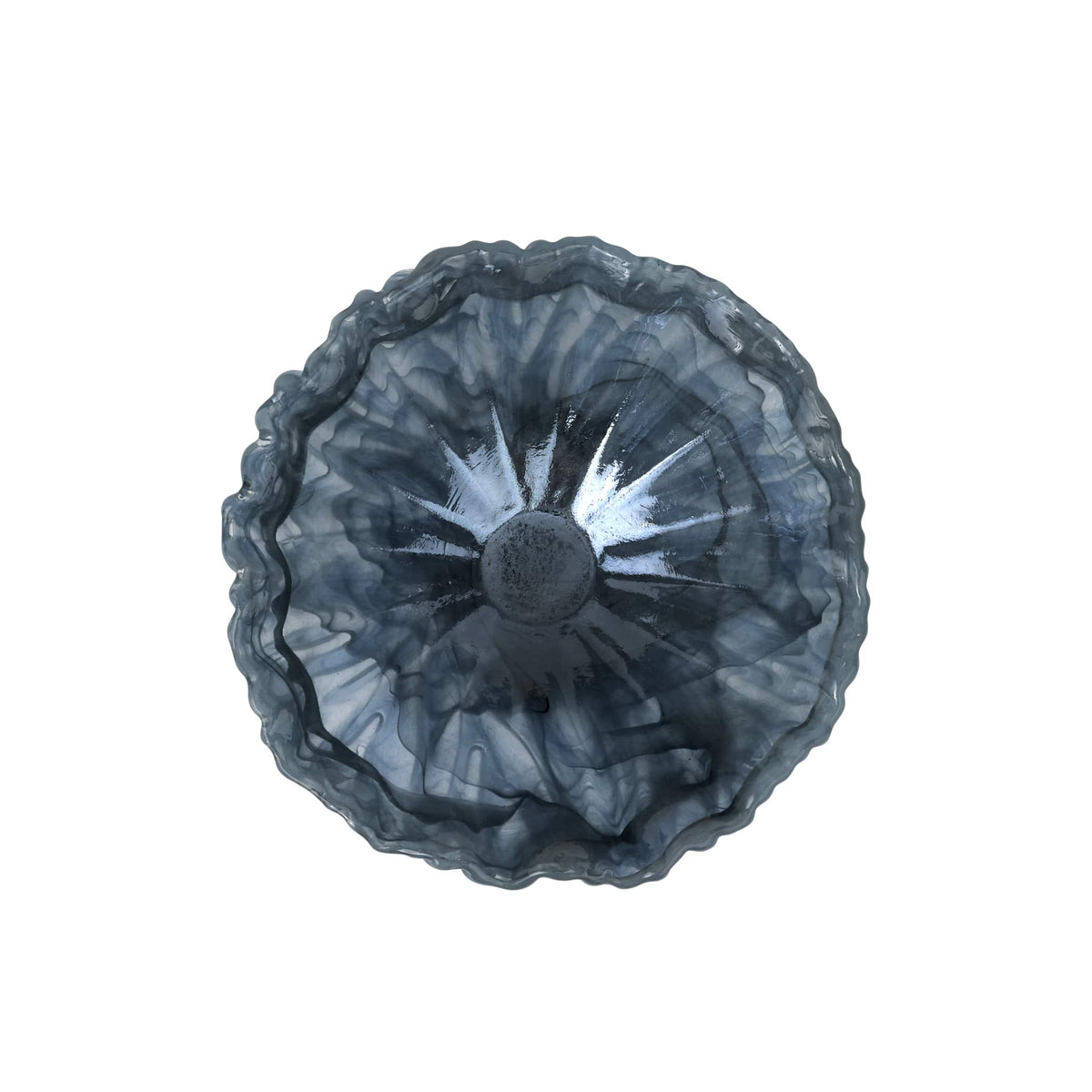 Onda Glass Gray Bowl