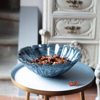Onda Glass Gray Medium Bowl