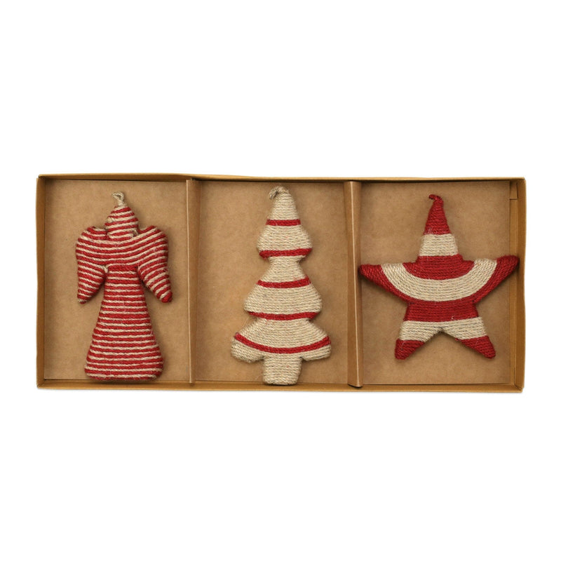 Ornaments Angel, Star, and Tree Ornaments - Set of 3
