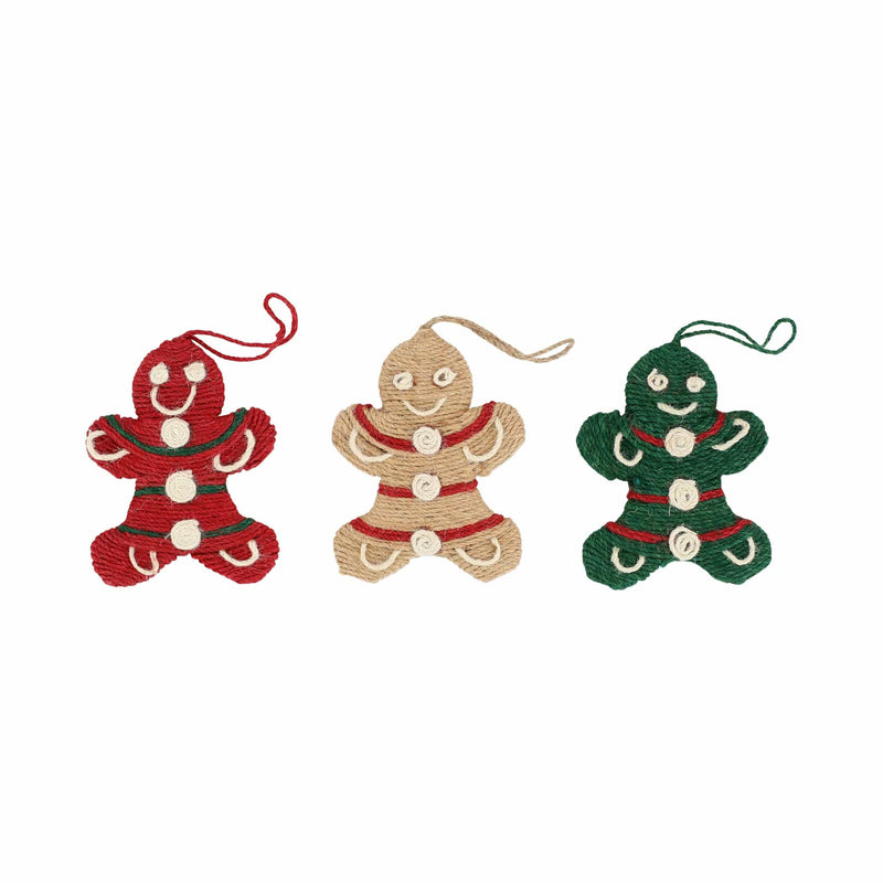 Ornaments Assorted Gingerbread Ornaments- Set of 3