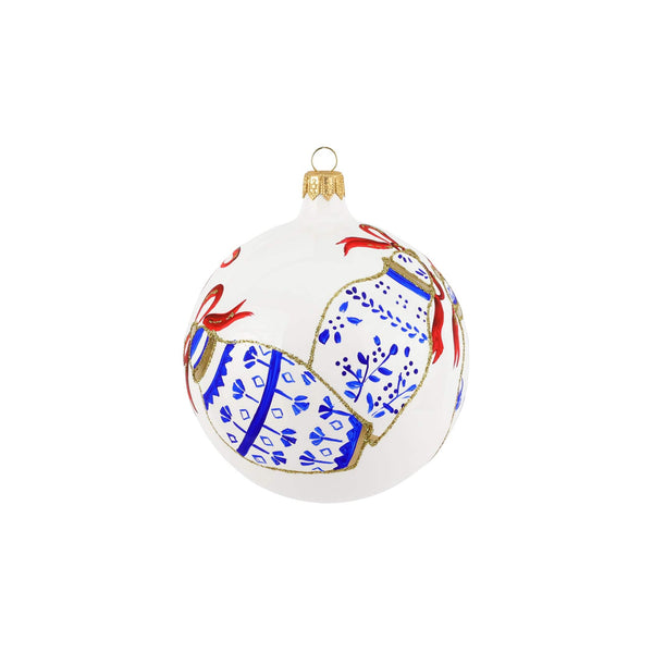Ornaments Blue and White Ginger Jars Ornament