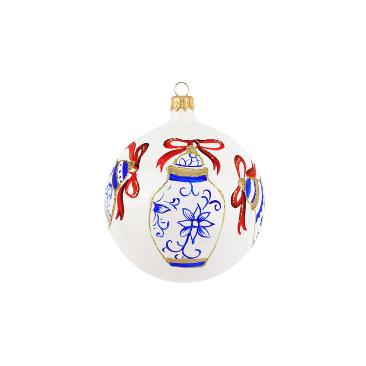 Ornaments Blue and White Ginger Jars Ornament