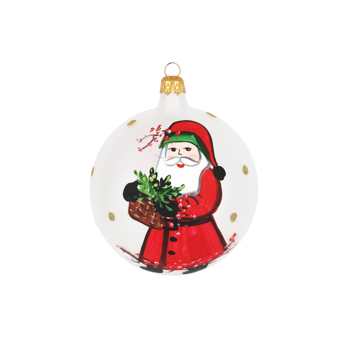 Old St. Nick Basket Ornament