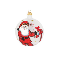 Old St. Nick Sending Letters Ornament