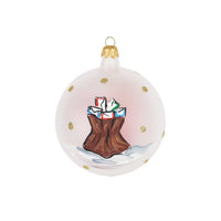 Old St. Nick Sending Letters Ornament