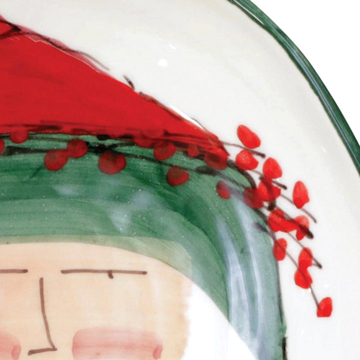 Old St. Nick Pasta Bowl - Green Hat