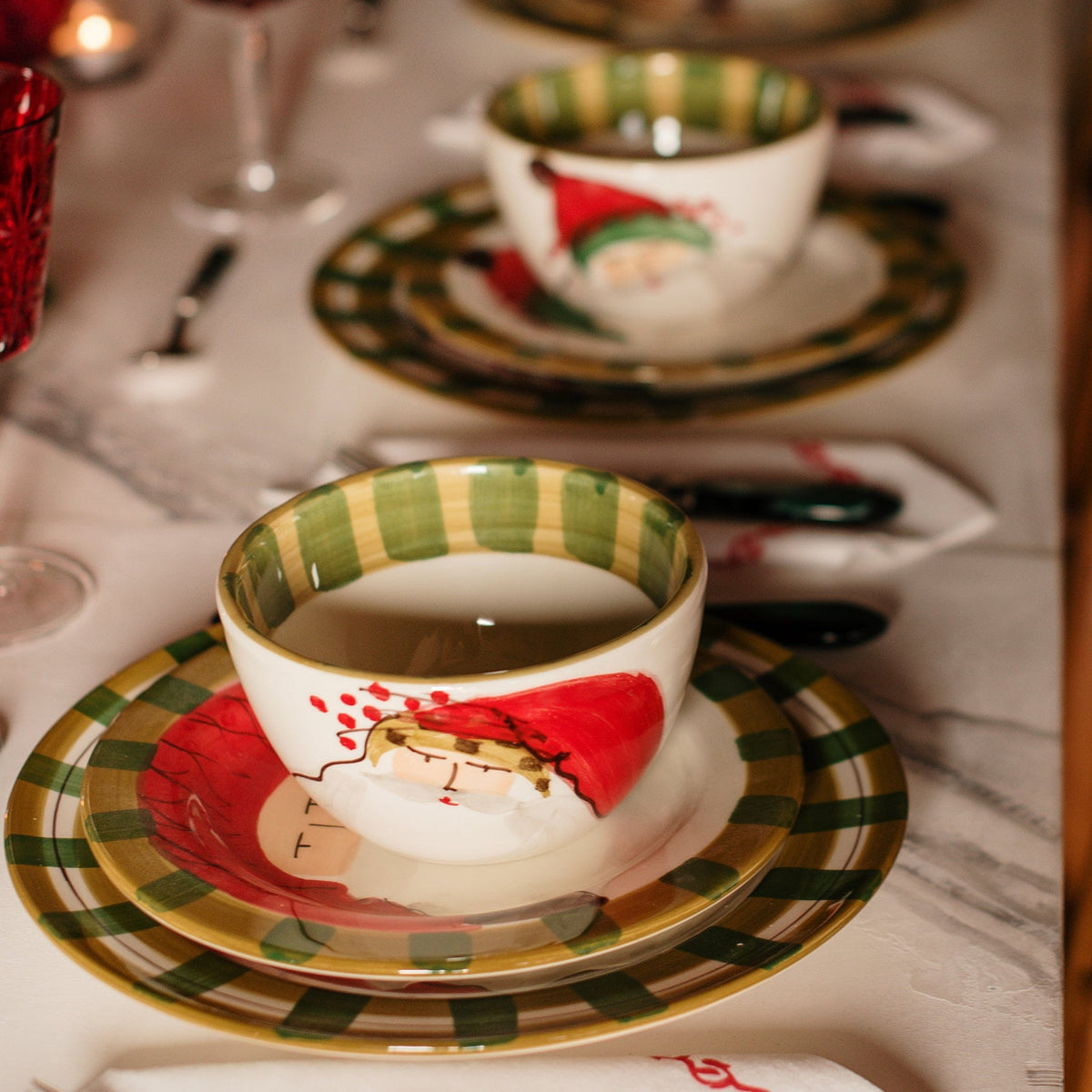 Old St. Nick Cereal Bowl - Green Hat