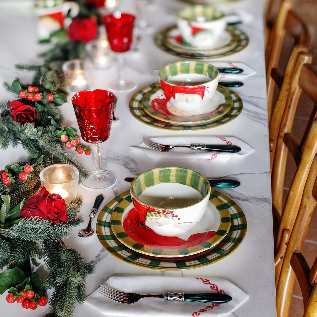 Old St. Nick Cereal Bowl - Striped Hat