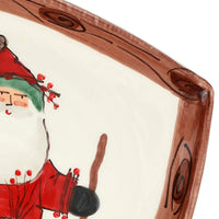 Old St. Nick Outdoorsman Square Platter