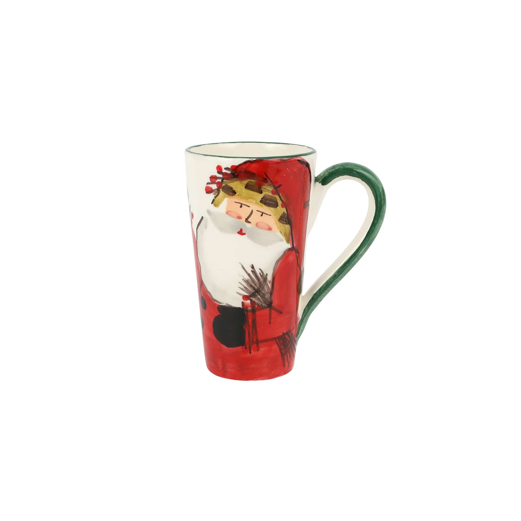 Old St. Nick Latte Mug with Bird Nest – VIETRI