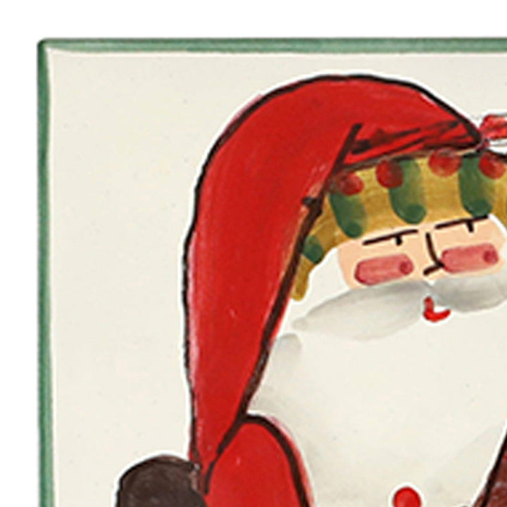 Old St. Nick Trivet with Bird House