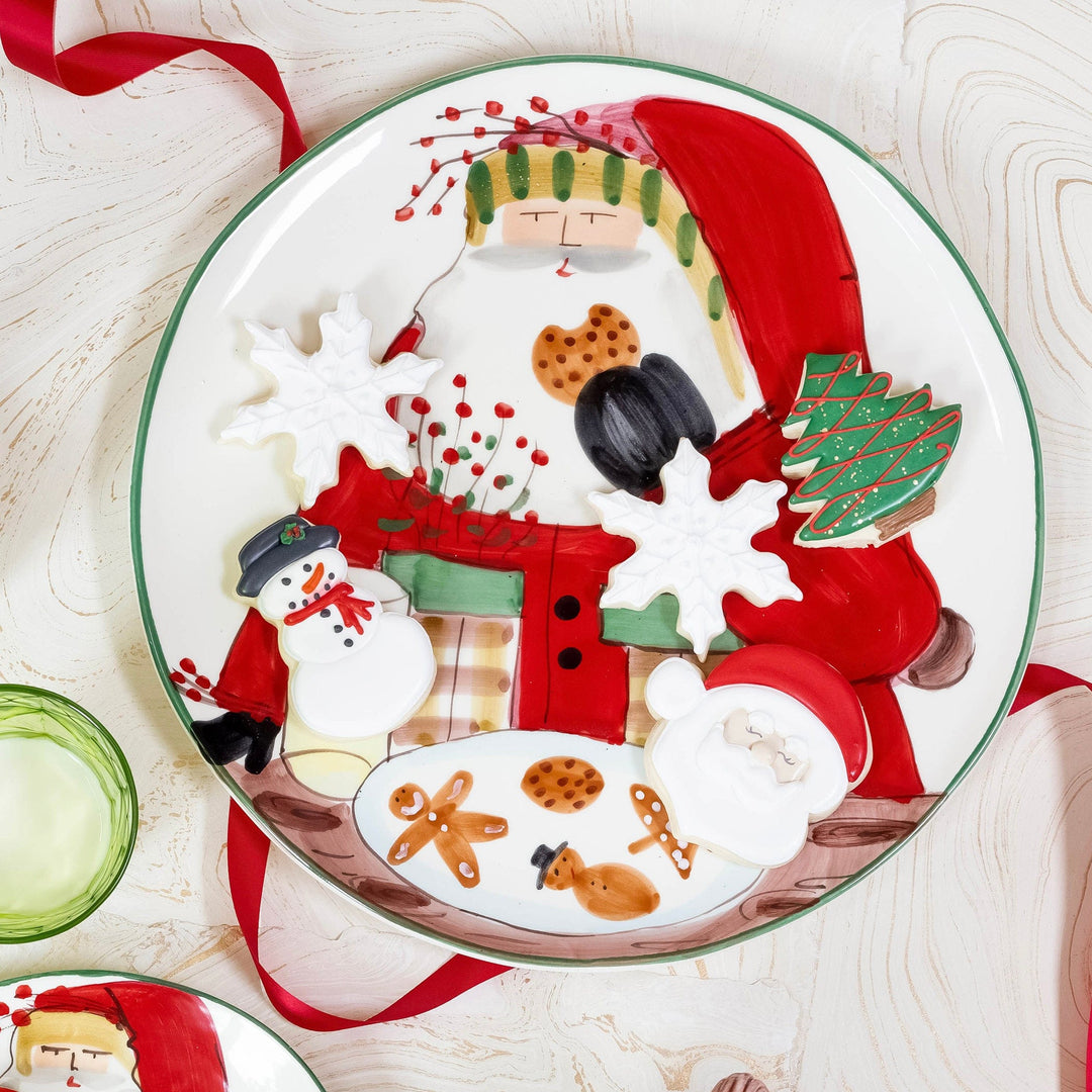 Old St. Nick Cookie Plate