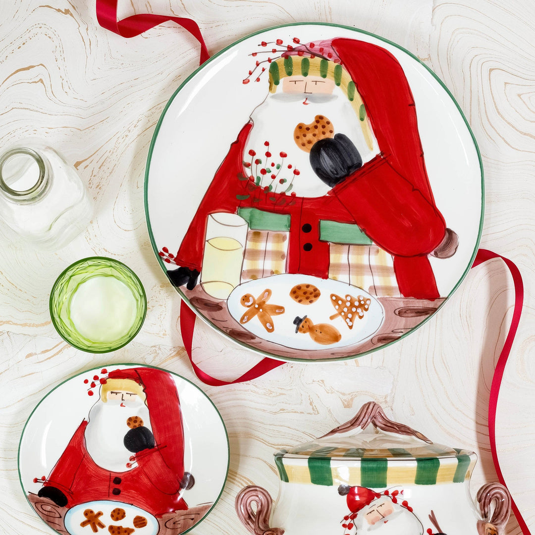 Old St. Nick Cookie Plate