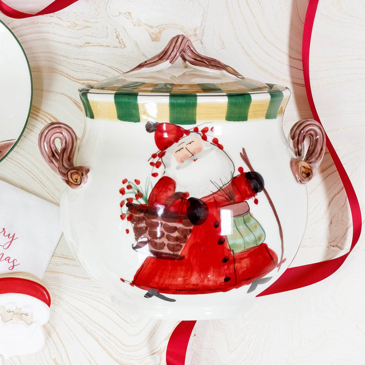 Old St. Nick Biscotti Jar