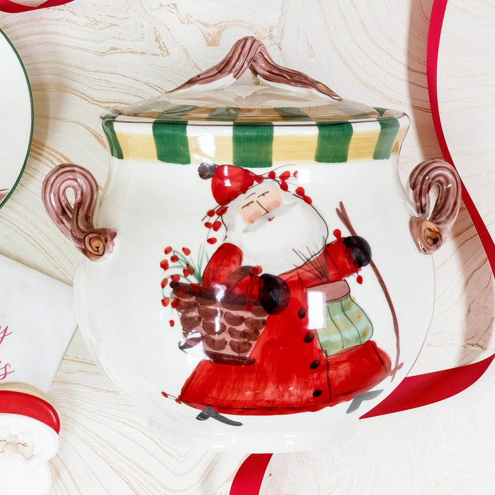 Old St. Nick Biscotti Jar