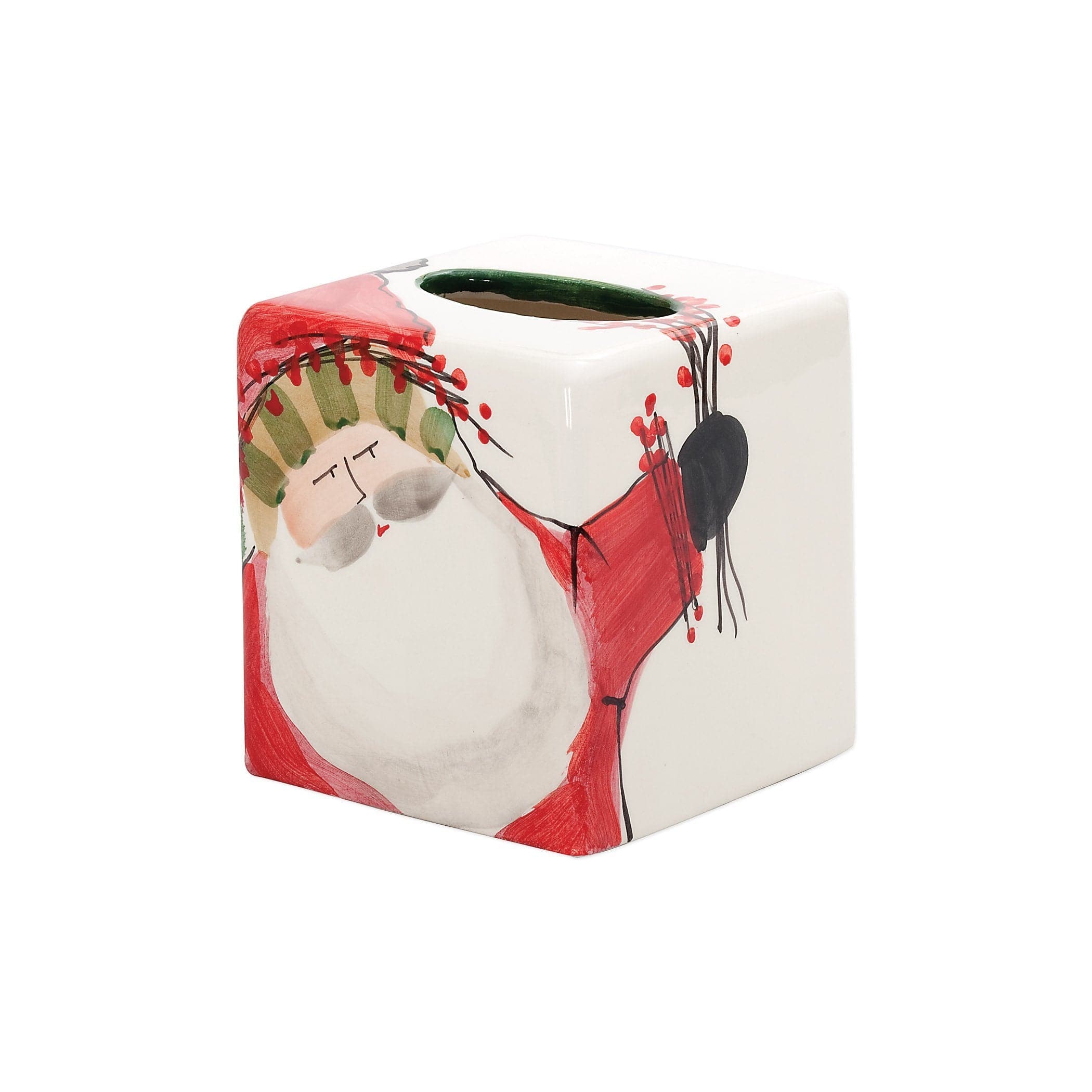 Vietri Old St. Nick Tissue Box - Thumbnail 4